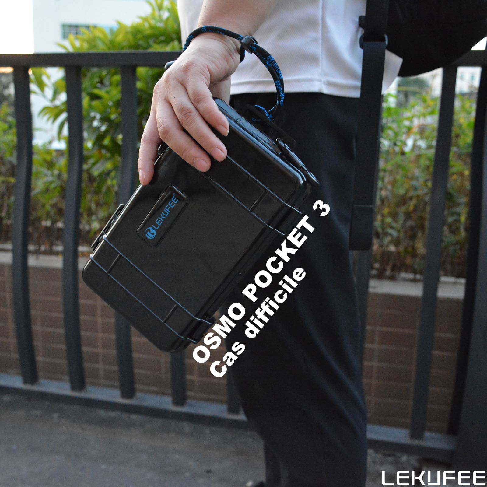 LEKUFEE Étui Rigide étanche pour DJI Osmo Pocket 4,DJI Pocket 3, Bundle Standard, Bundle Créateur, Bundle Essentiel, et Accessoires (Boîte Uniquement)