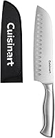 Cuisinart 7-Inch Stainless Steel Santoku Knife with Blade Guard - Sharp Blade for Chopping, Dicing, Mincing