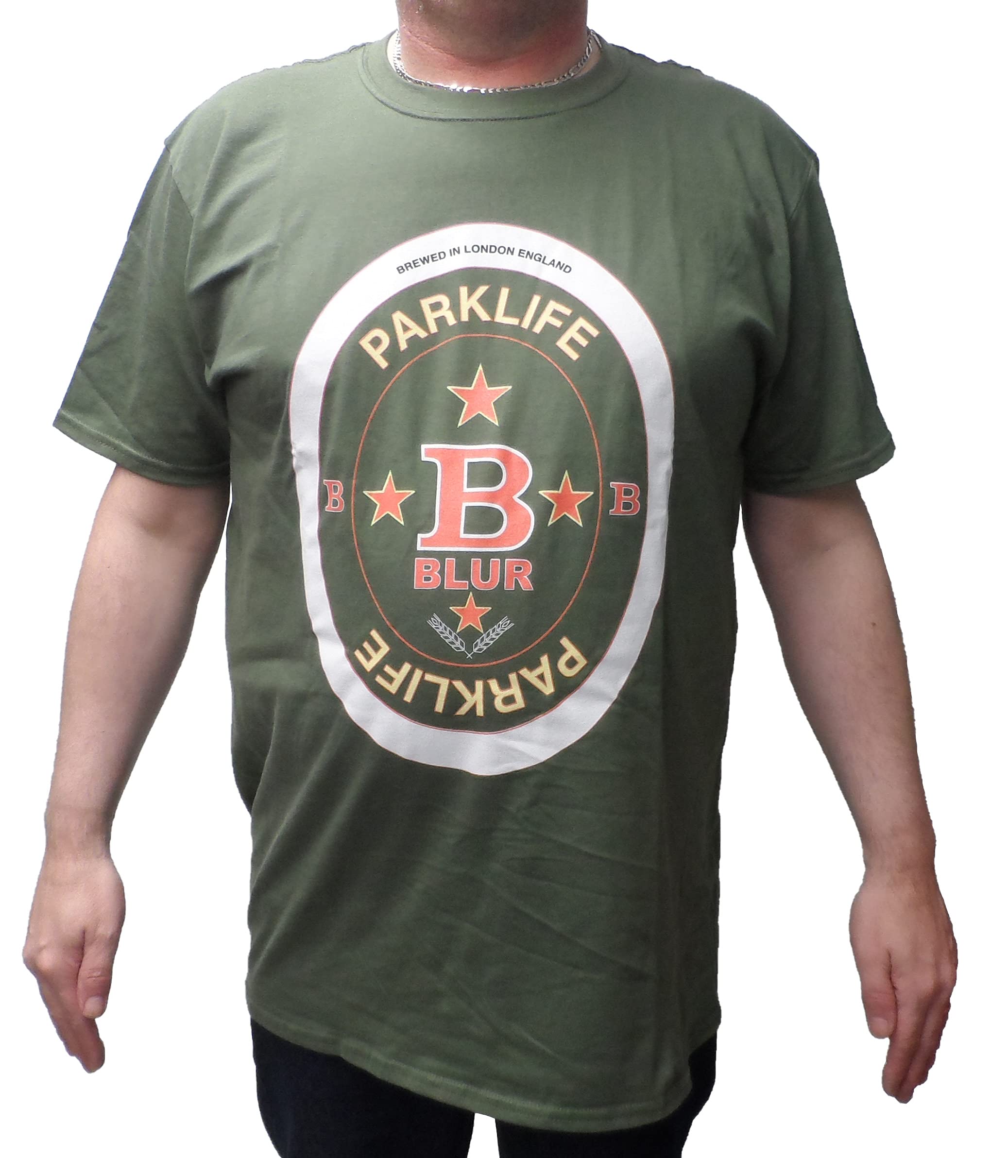 Mazeys Mens Official Blur T Shirts (Small, Parklife)
