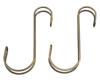 Ｓ字フック 横ブレ安定S字フック 中 黒 95350 2個入 | ねじ・くぎ・針金