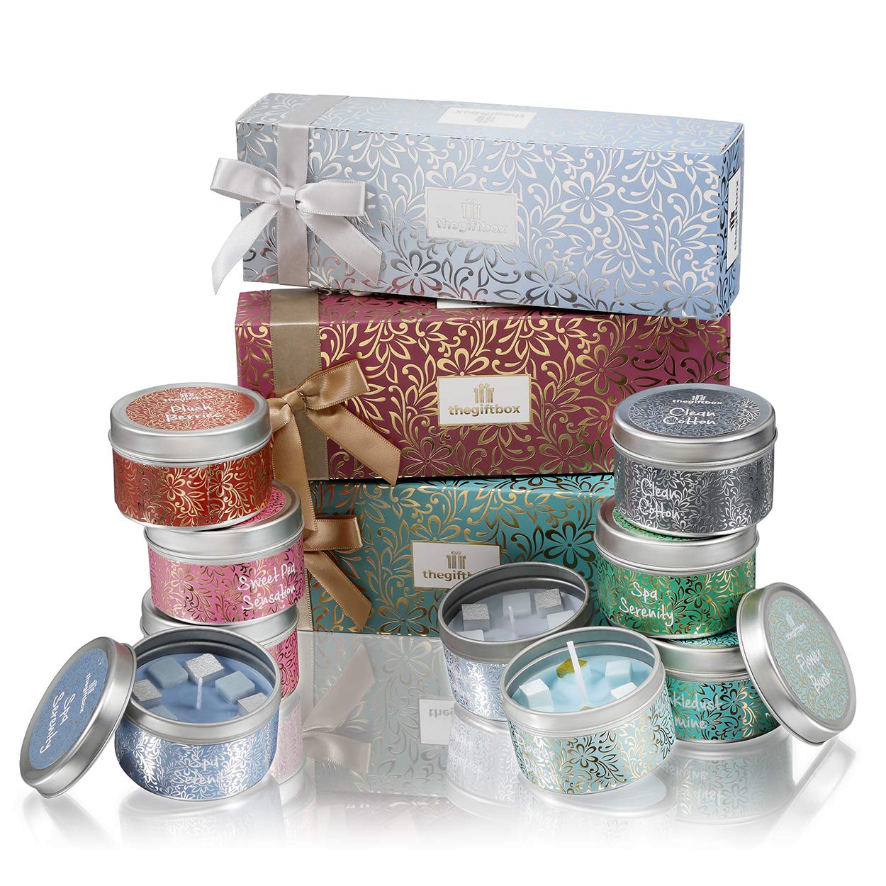 Dazzlestar Scented Candle Value Bundle - Gifts x 3 for Women & Ladies, Mum, Mothers & Birthday Presents