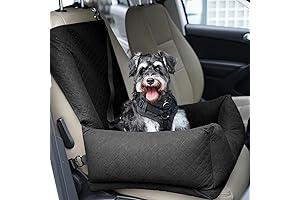 Sivomens Medium Dog Car Seat for Small Dogs Up to 30lbs