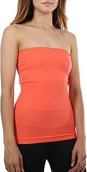 Ekimo Strapless Bandeau Tube Top Slimming Basic Shirt XS-L