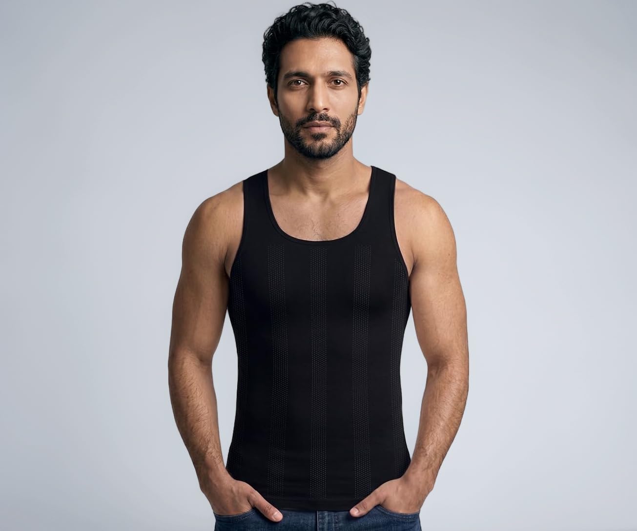 Men Zenrik High Compression Shapewear Vest for Chest and Abdomen