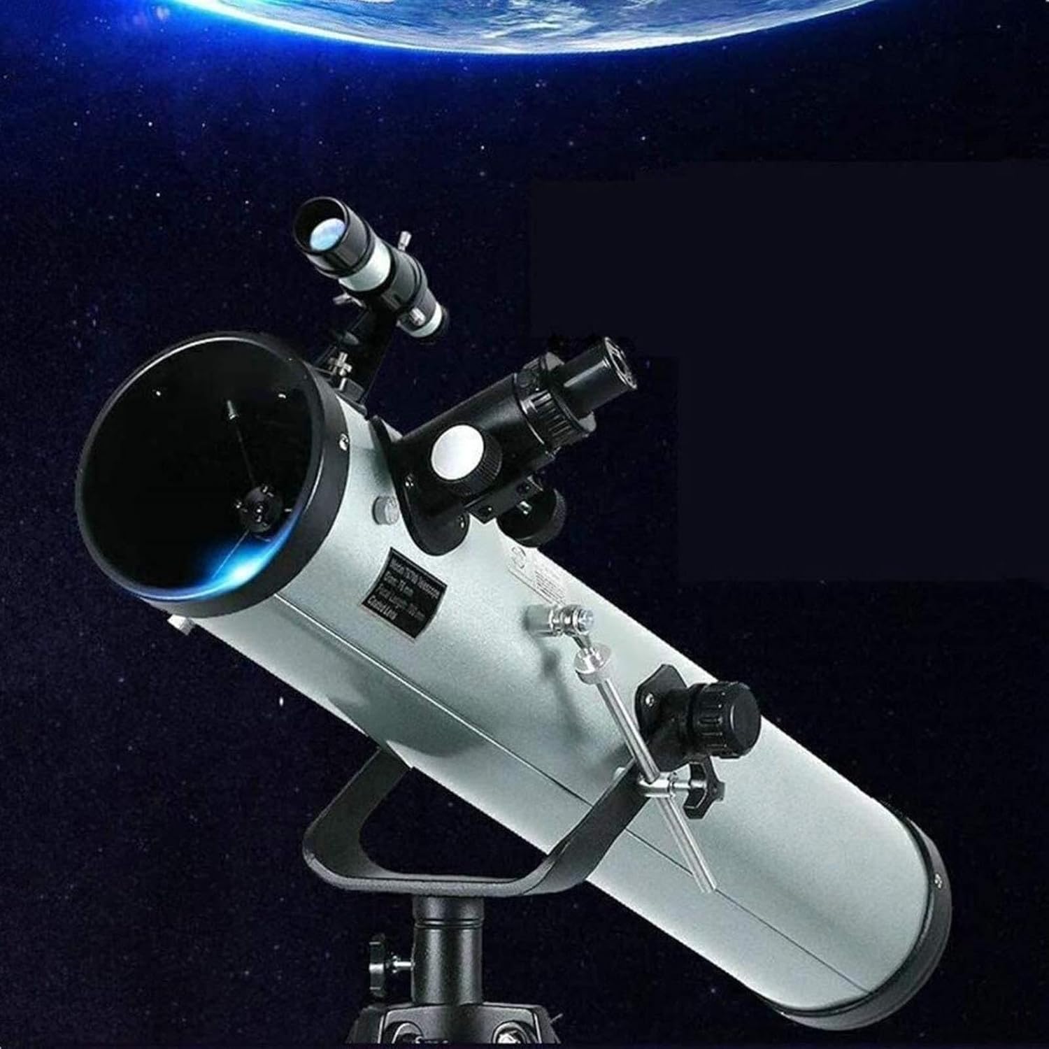 Refractor Telescope for Adults & Kids, 700mm Focal Length, 76mm Aperture, with Tripod, Phone Adapter & Moon Filter