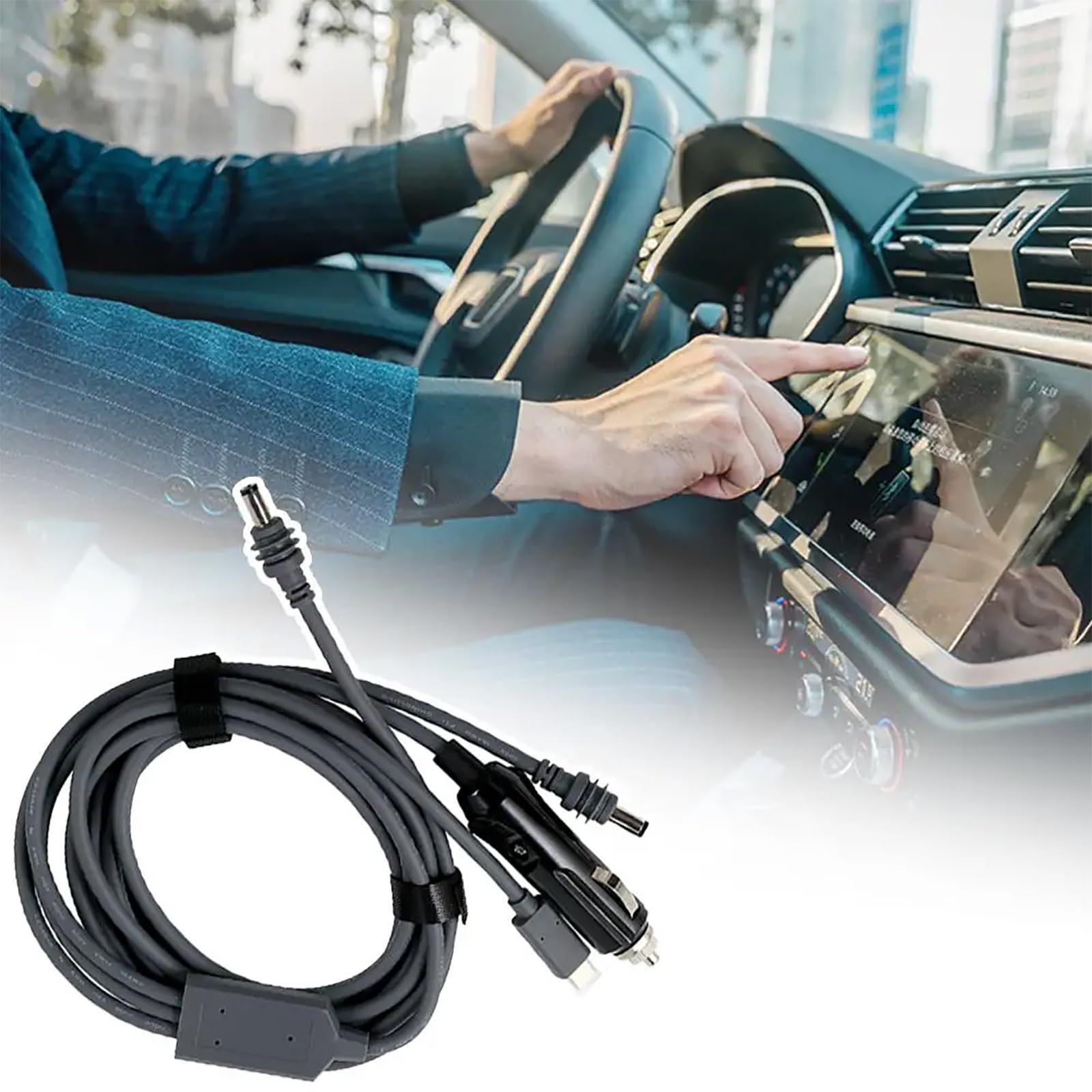 Cable de alimentación USB C a D flexible y portátil, cable USB de plástico eficiente para actividades al aire libre y uso de coche para espacio X