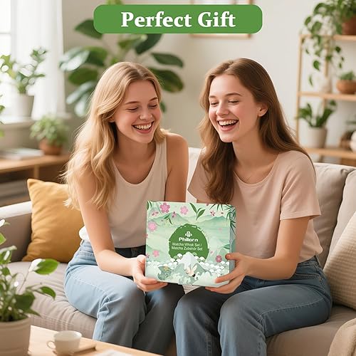 Miniatura 8 de PHILORN Juego de batidores de matcha, 9 piezas de cerámica macha, juego de batidor y tazón de matcha con boquilla, batidores, soporte, cuchara de