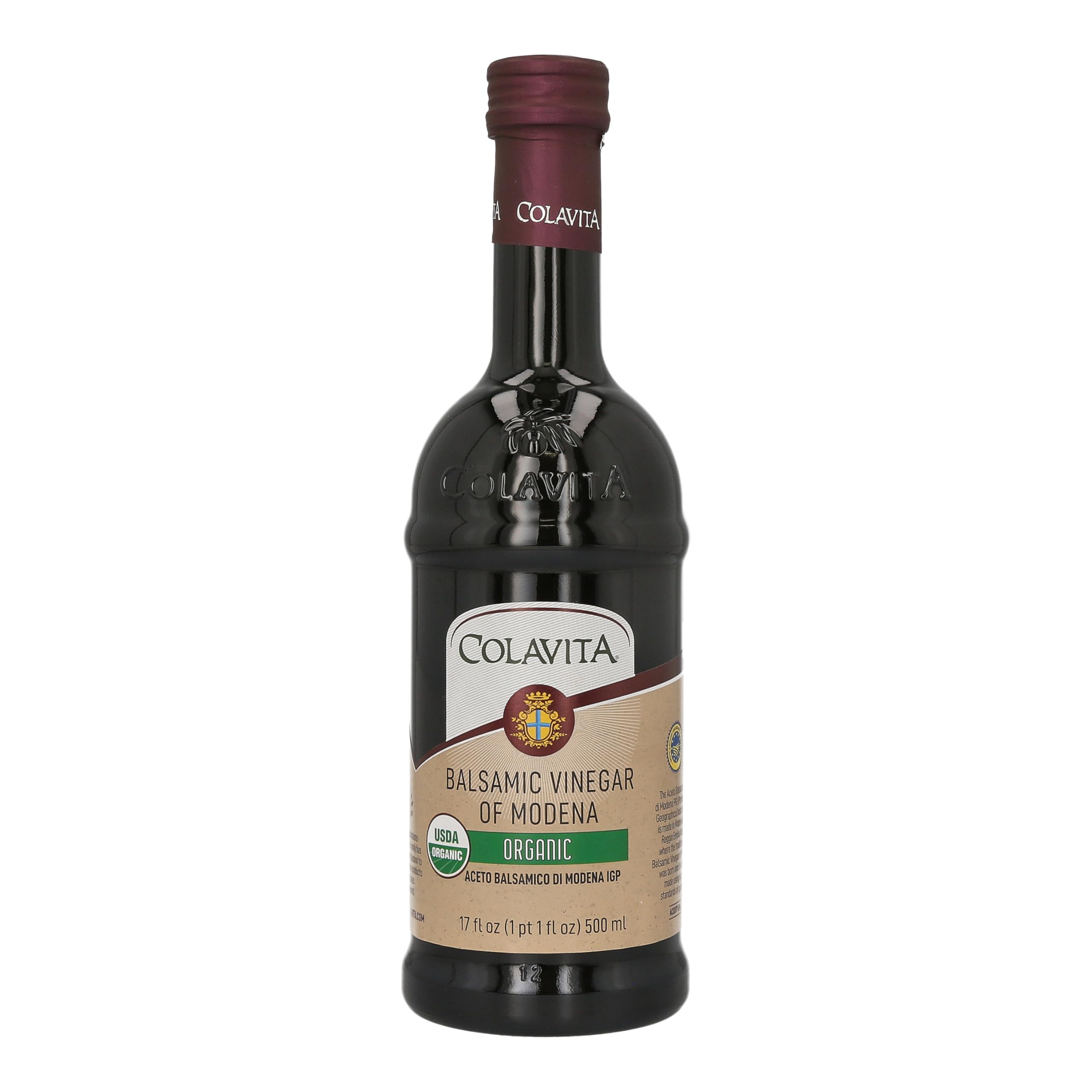 Colavita Balsamic Vinegar, Organic, 17 Fl Oz