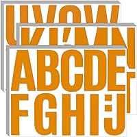 Vista 13 de Bemeol 340 piezas de 30 hojas de calcomanías de letras grandes de 4 pulgadas, calcomanías de letras del alfabeto autoadhesivas, calcomanías