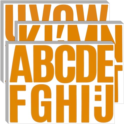 Miniatura 13 de Bemeol 340 piezas de 30 hojas de calcomanías de letras grandes de 4 pulgadas, calcomanías de letras del alfabeto autoadhesivas, calcomanías