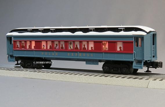Lionel: 6-84328-C / 2123130-C The Polar Express Silhouettes Coach Car - New Snow TOP Design!