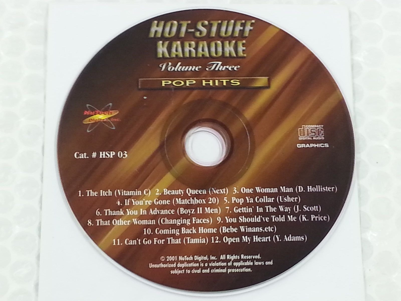 HOT STUFF KARAOKE VOL 3 -