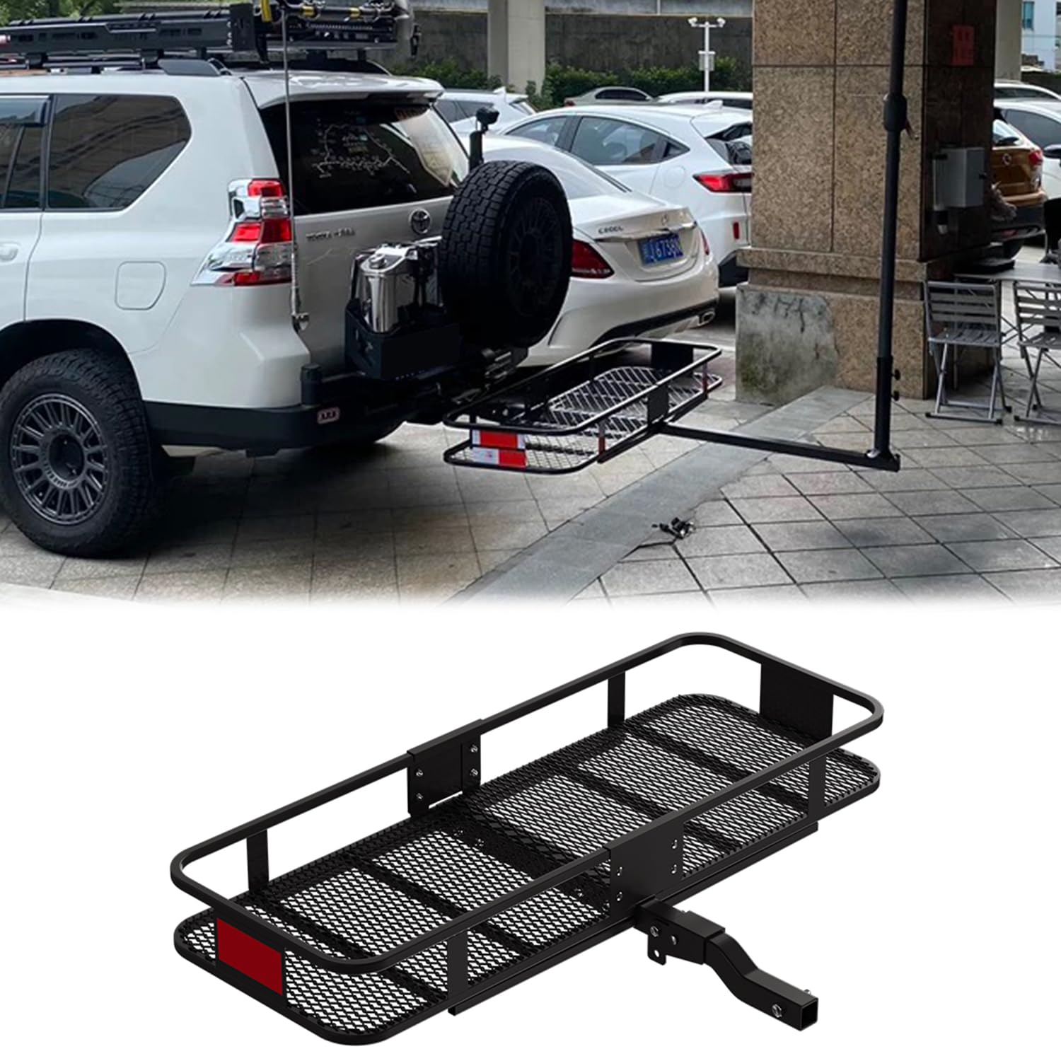 Amazon.co.jp: 車用 ヒッチキャリア ヒッチキャリアカーゴ