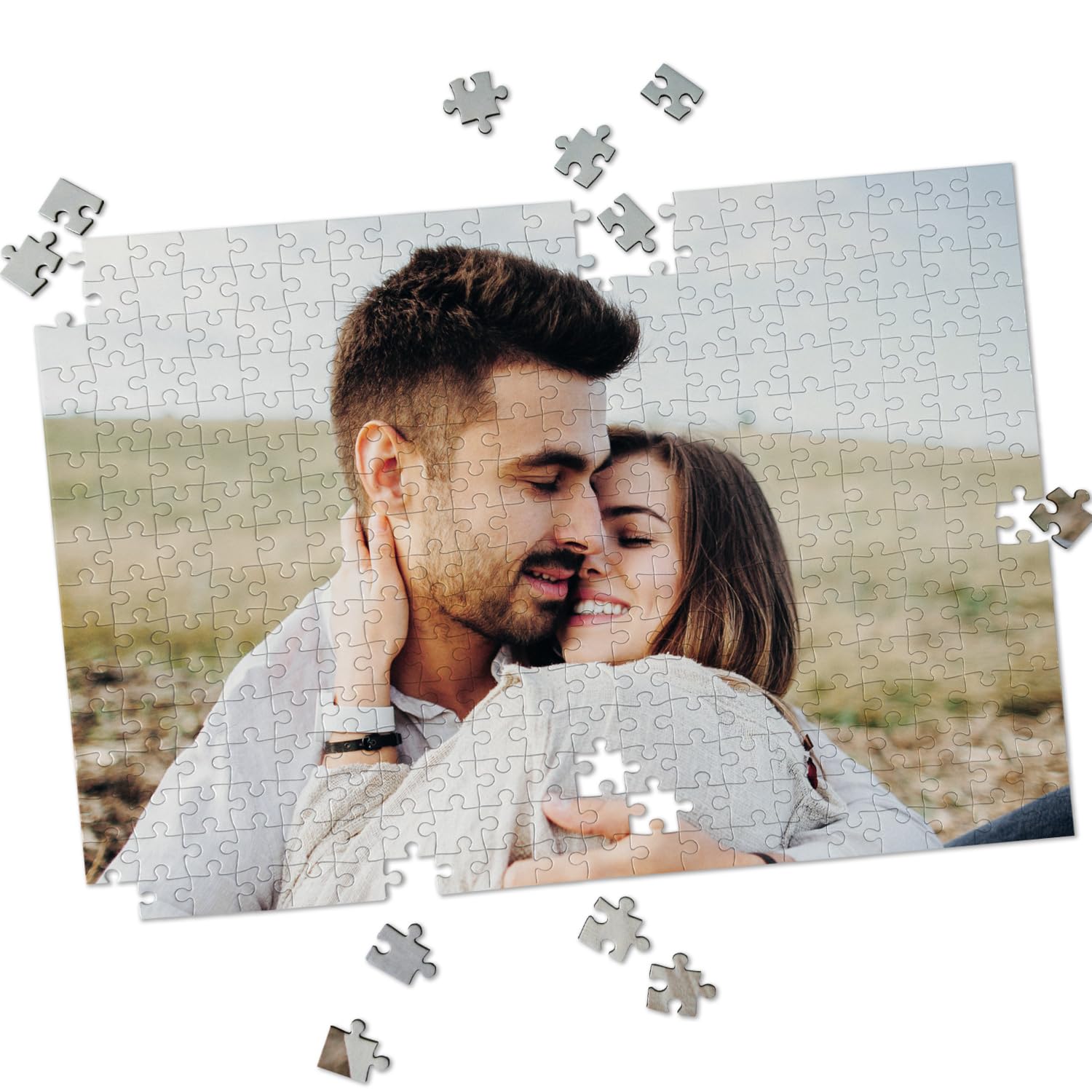 LASERO' Puzzle Personalizzato con Foto 42x29,7cm – 320 Pezzi – Puzzle Personalizzato HD – Idea Regalo Originale per Anniversario e Compleanno