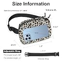 Mini Belt Bag for Women, RFID Small Fanny Pack, Womens Fashion Waist Packs with Extender Strap, Crossbody Bum Bags, J09-Beige Leopard gallery image