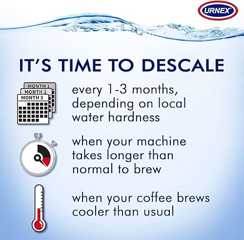 Miniatura 7 de Urnex Cafiza - Polvo de limpieza (19.97 oz) y removedor de escamas Dezcal (31.16 onzas), kit de cuidado de café y espresso, mantenimiento de la