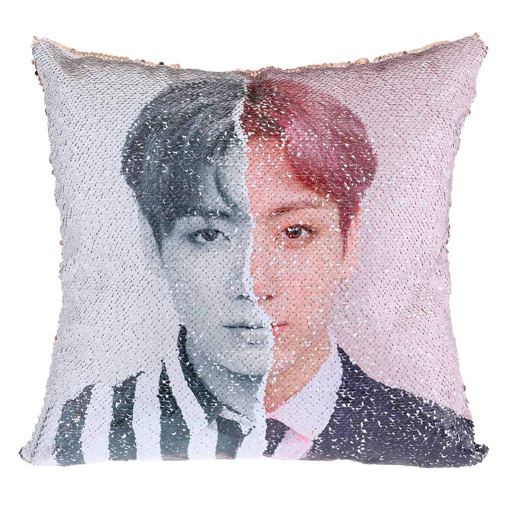 Sale bts reversible sequin pillow Best Sale