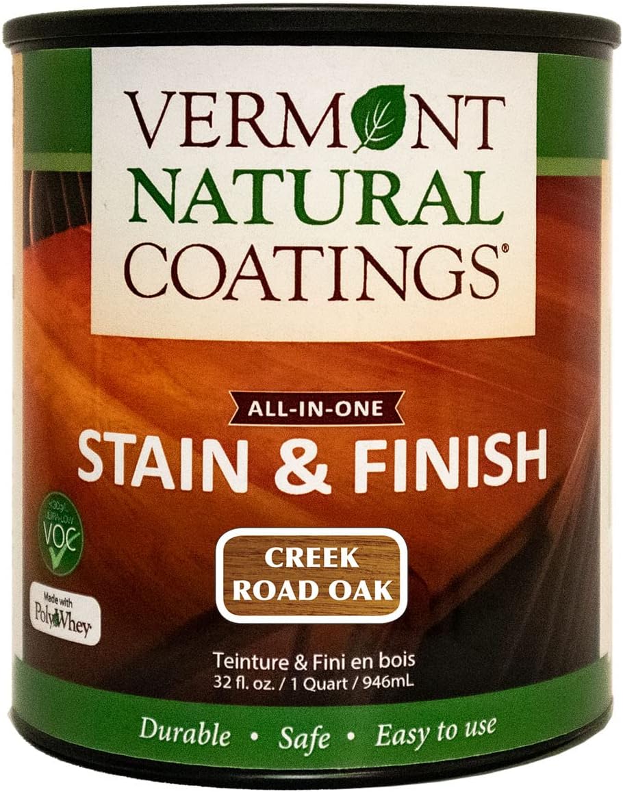 Vermont Natural Coatings PolyWhey Stain & Finish - Creek Road Oak - Quart