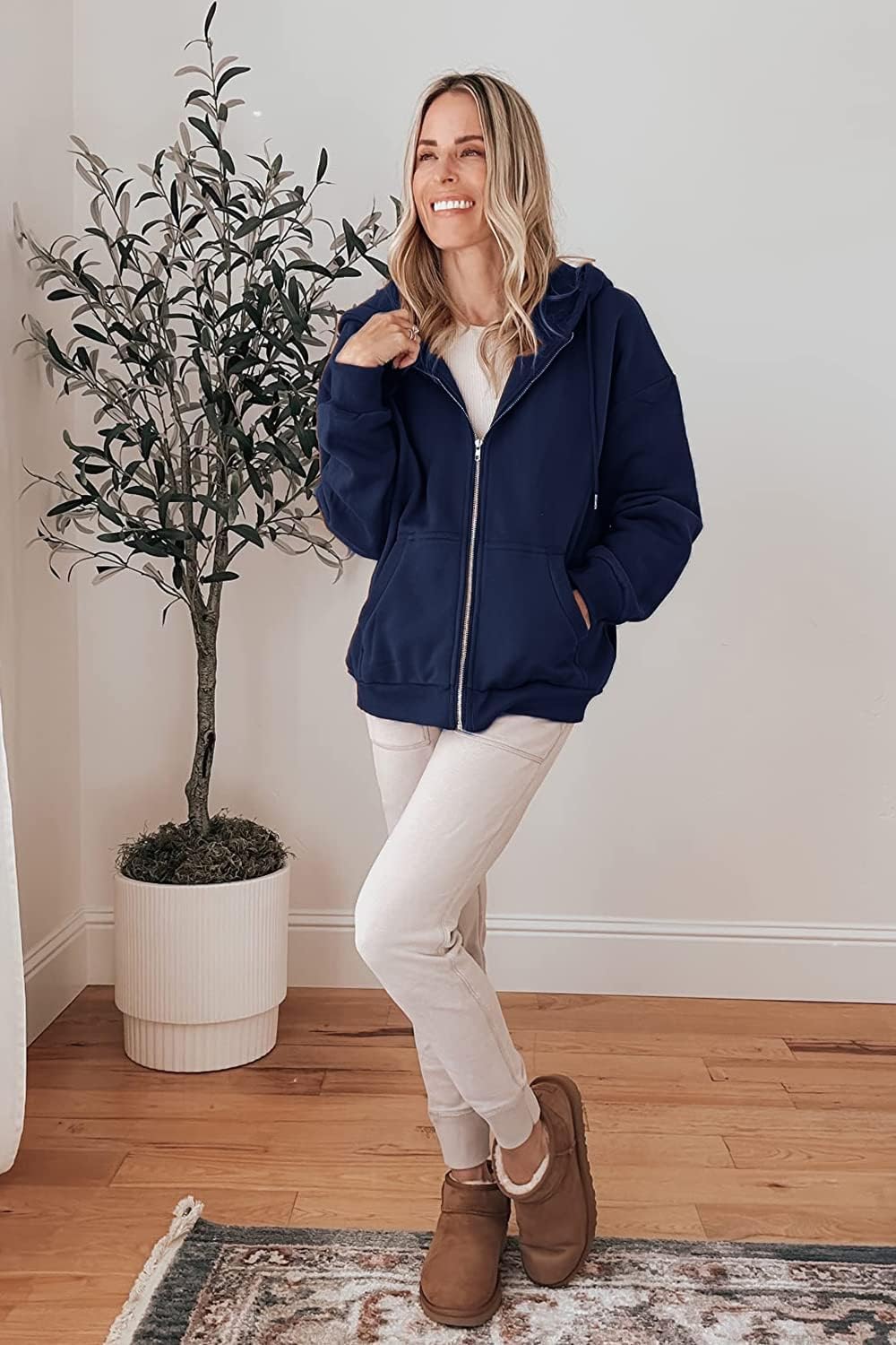 PRETTYGARDEN Women's 2026 Zip Up Y2K Hoodies Casual Long Sleeve Sweatshirts Fall Spring Track Jackets with Pockets - Image 8