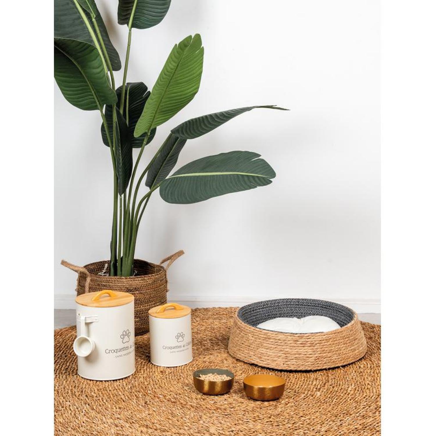 Panier pour Chien/Chat en jonc