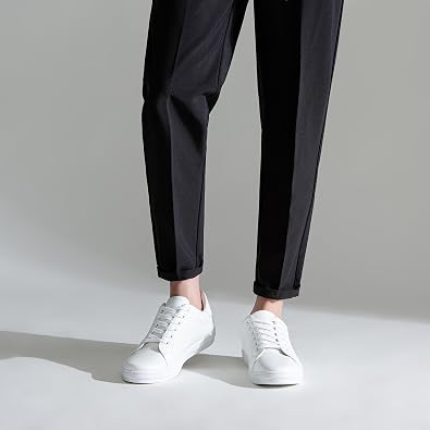 Jousen Men's White Shoes Casual White Sneakers