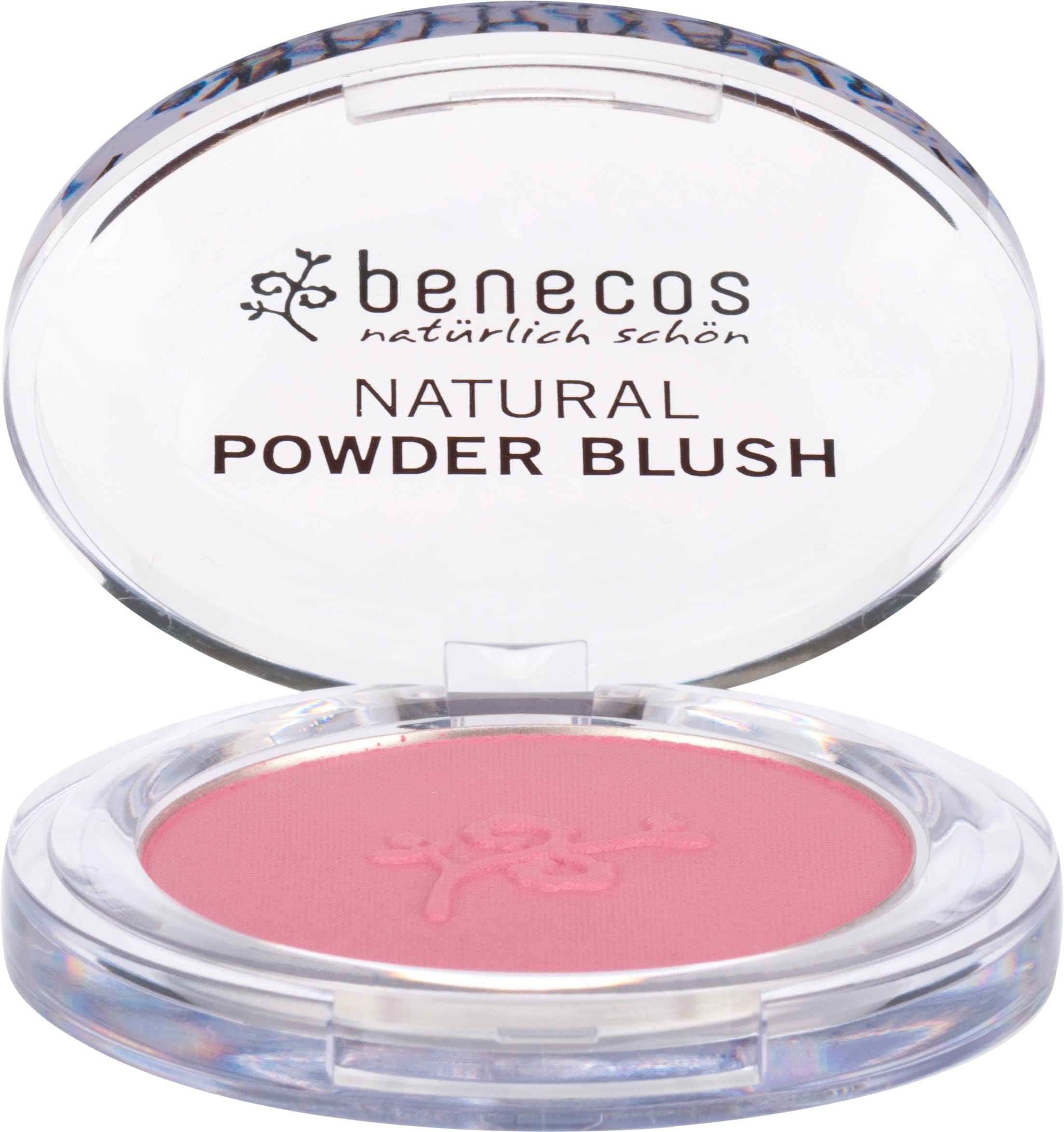 Benecos Natural Cosmetics - Powder Blush - With Organic Castor Oil - Mallow Rose - 5.5g
