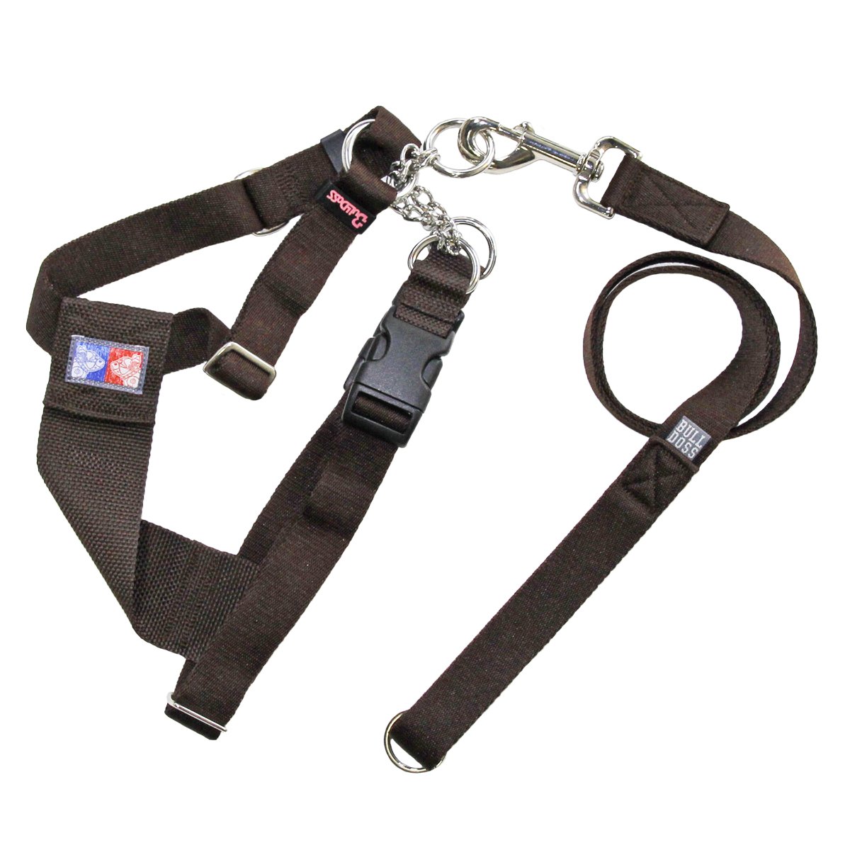 Amazon.co.jp: ブルドス (Bulldoss) チョークハーネス その他 ブラウン