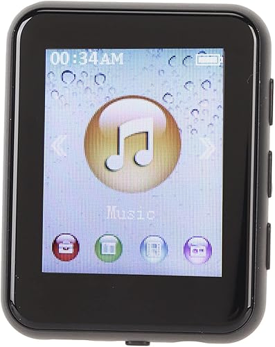 Miniatura 1 de Reproductor de MP3 de pantalla táctil completa de 1.8 pulgadas, reproductor de música Bluetooth 5.0 con ROM de cuerpo de 8 GB, expansión de tarjeta