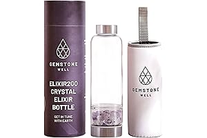 Crystal Water Bottle Elixir Set: Elevate Your Hydration Ritual