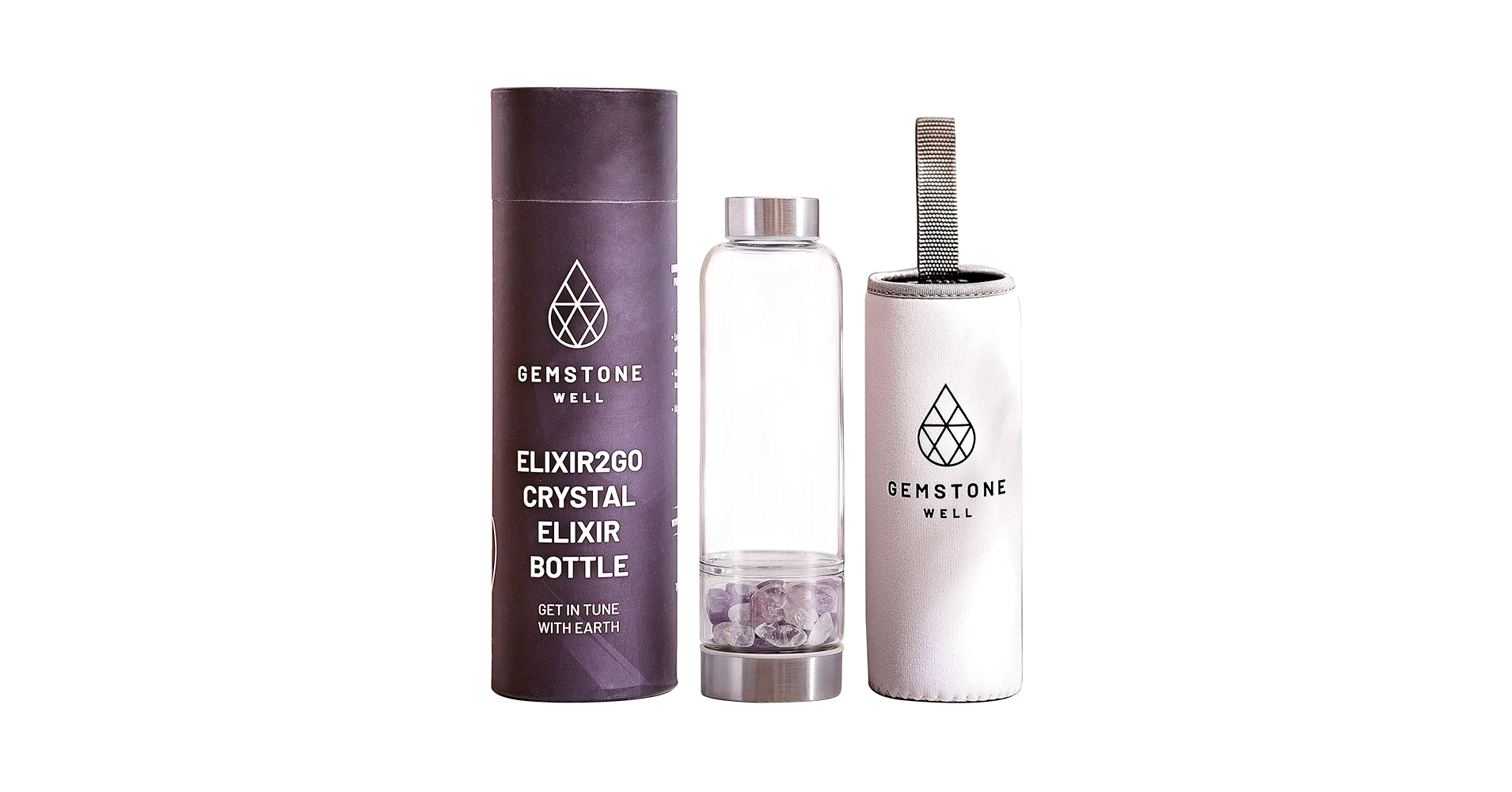 【GLACCE】Crystal Water Bottle お得 美品 Glacce Crystal Elixir Water Bottle | Free People