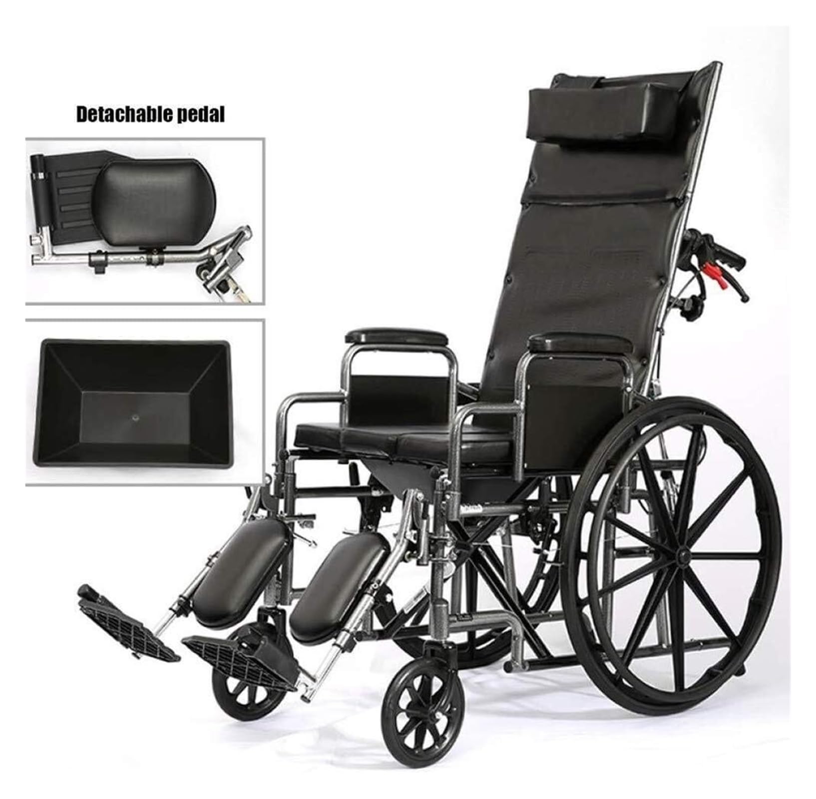 Amazon.co.jp: 車いす 軽量折りたたみ車椅子、ランニングブレーキ付き