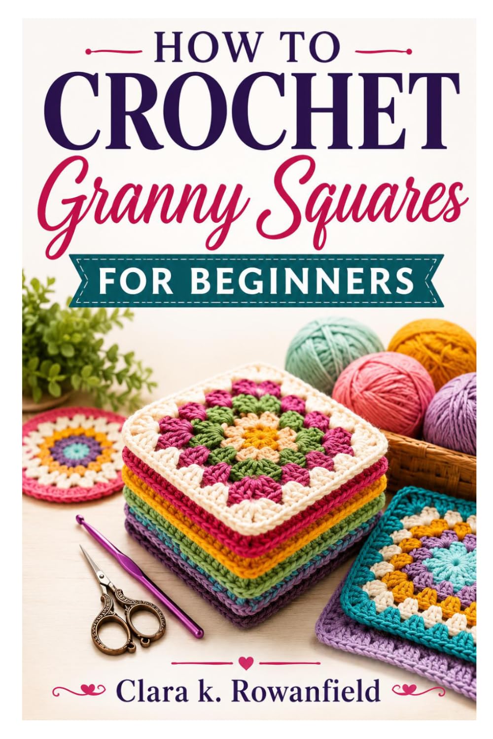 HOW TO CROCHET GRANNY SQUARES FOR BEGINNERS: Learn, Create, And Crochet With Confidence