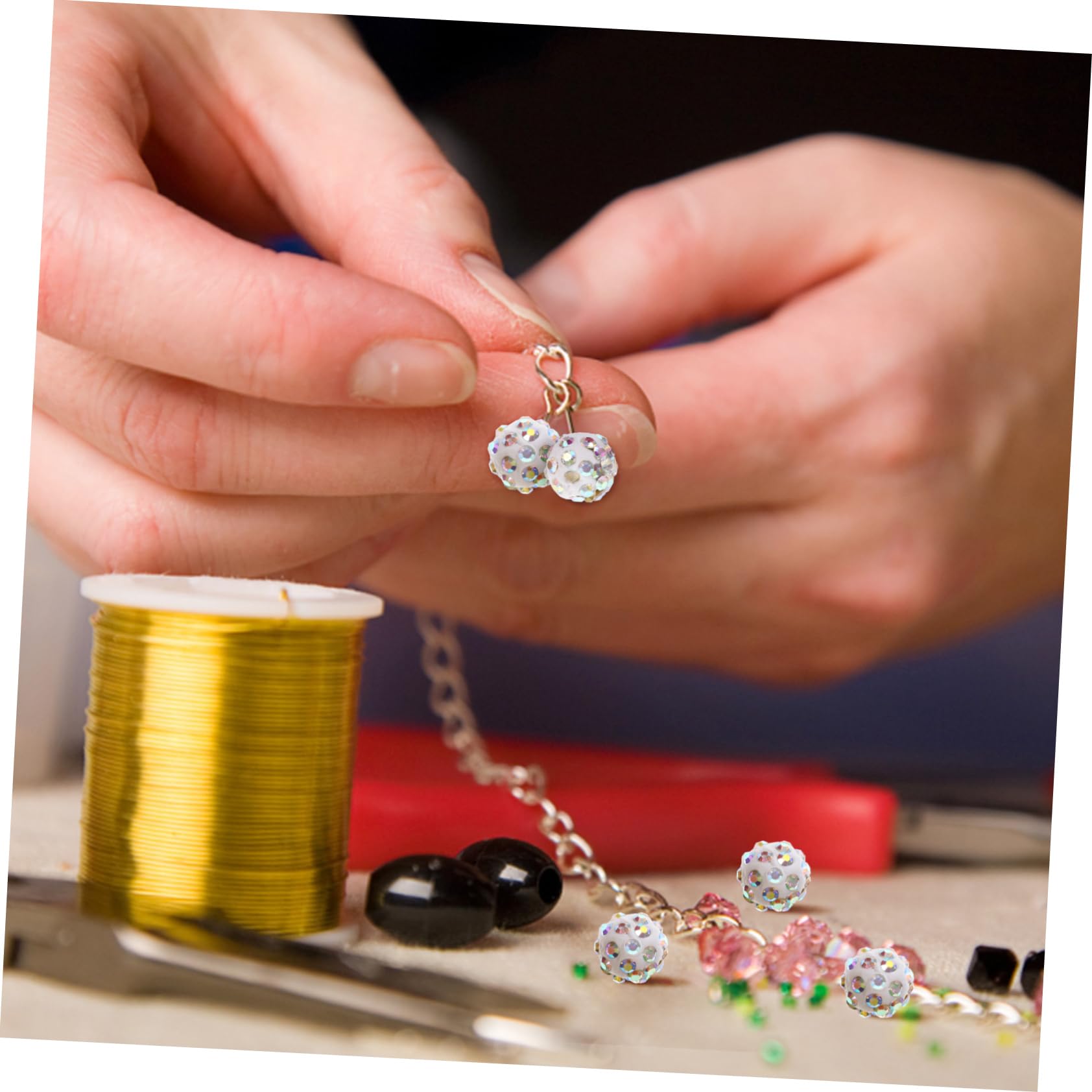SEWACC 500piezas Abalorios Brillantes Ab Para Fabricación De Joyería Espaciadores De Rhinestone Para Pulseras y Manualidades Perfectos Para Decorar Ropa y Accesorios