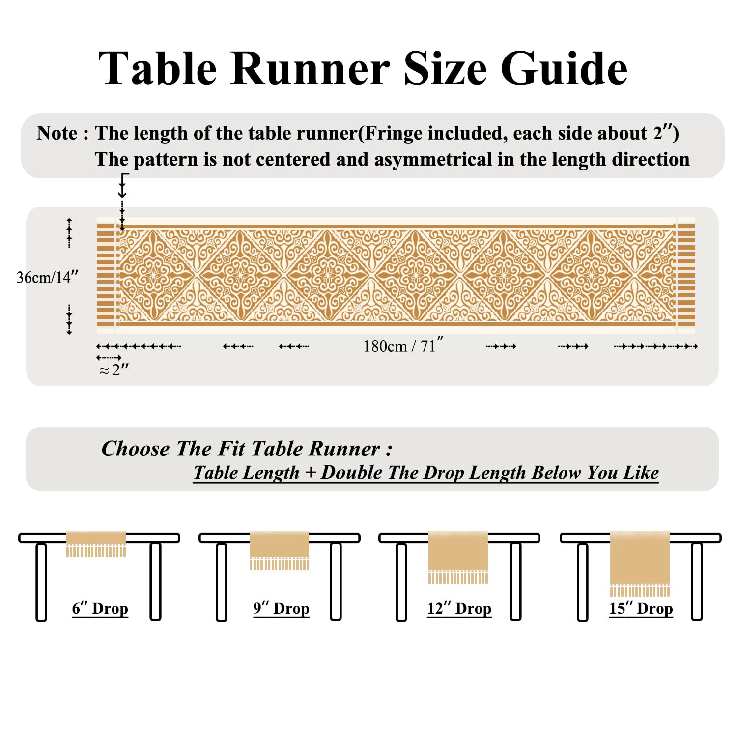 Floral Fall Table Runner - Modern Farmhouse -6 Floral Fall Table Runner - Modern Farmhouse -6