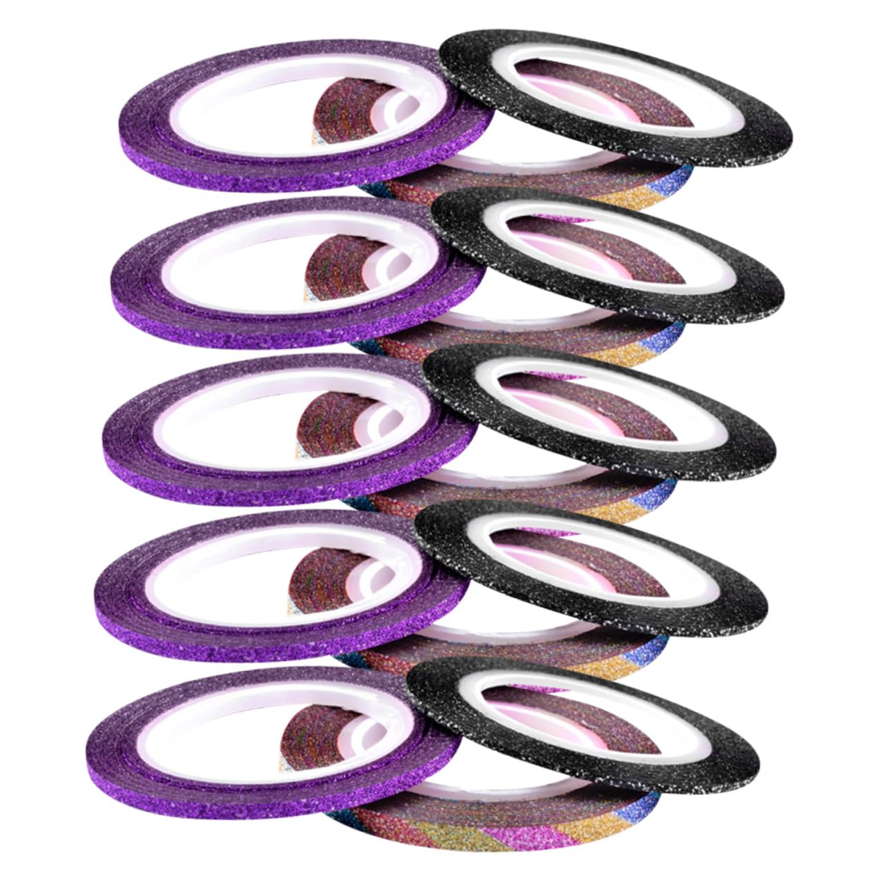 SOESFOUFU DIY Nail Art Strip Stickers 30pcs Gold Silver Wire Nail Striping Tape Art Supplies Manicure Decor Striping Tape Lines