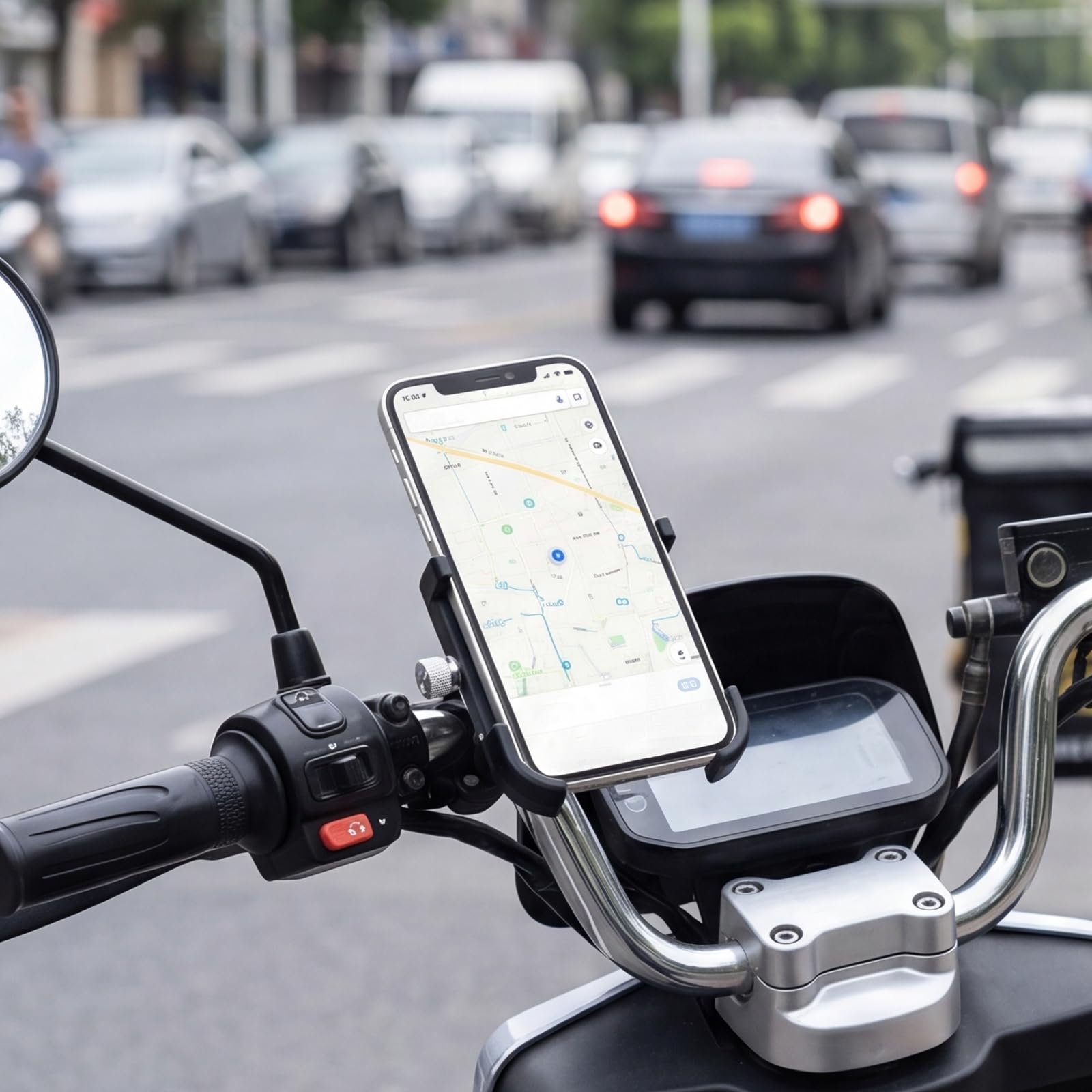 Support vélo en Alliage d'aluminium, réversible et réglable | Support vélo en alliage d'aluminium EcoGleam, réglable et anti-dérailant, compatibilité universelle de marque EcoGleam