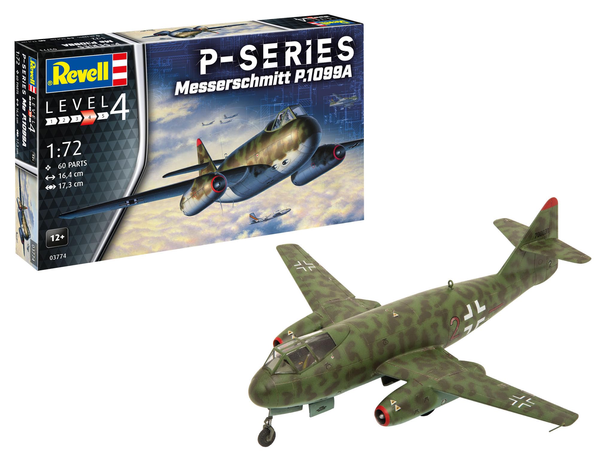 Amazon | ドイツレベル(Revell) 1/72 メッサーシュミット P.1099A P Amazon | ドイツレベル(Revell) 1/72 メッサーシュミット P.1099A P