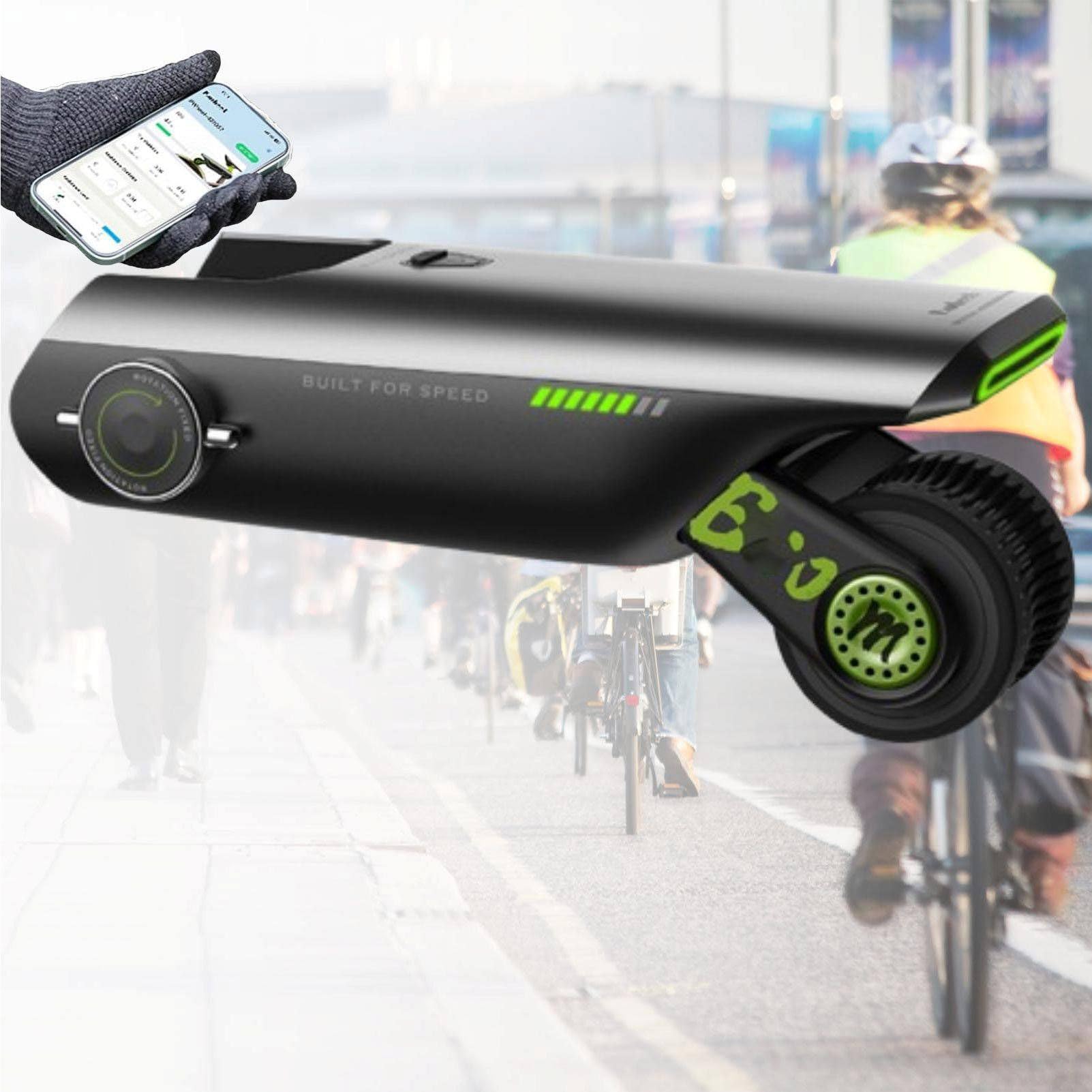 Kit de asistencia eléctrica para bicicleta con 6 adaptadores para tija