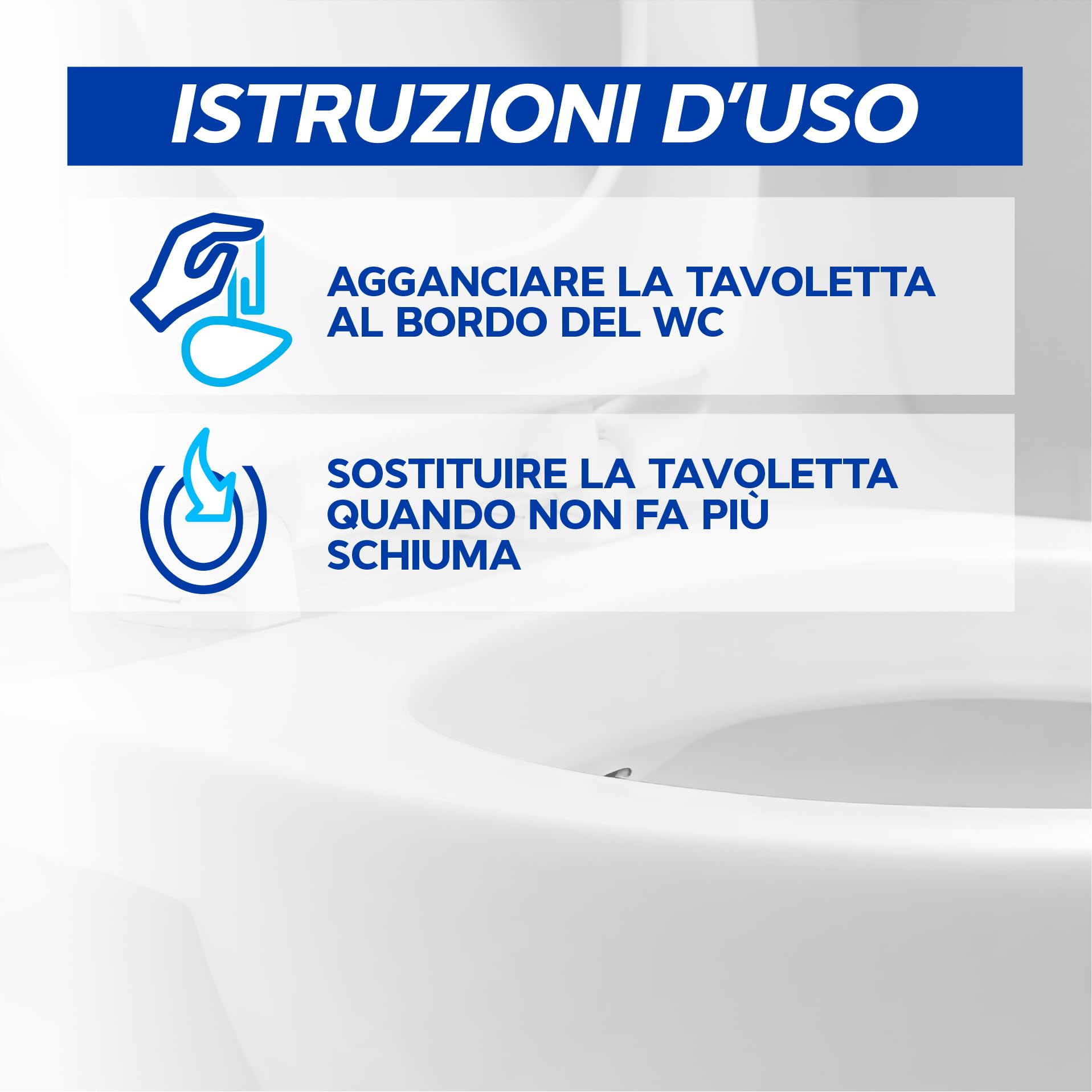 Wc Net Tablette Style Bleu 1 pièce X12-1060 g
