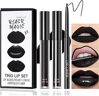 Juego de lápiz labial y delineador de labios ...