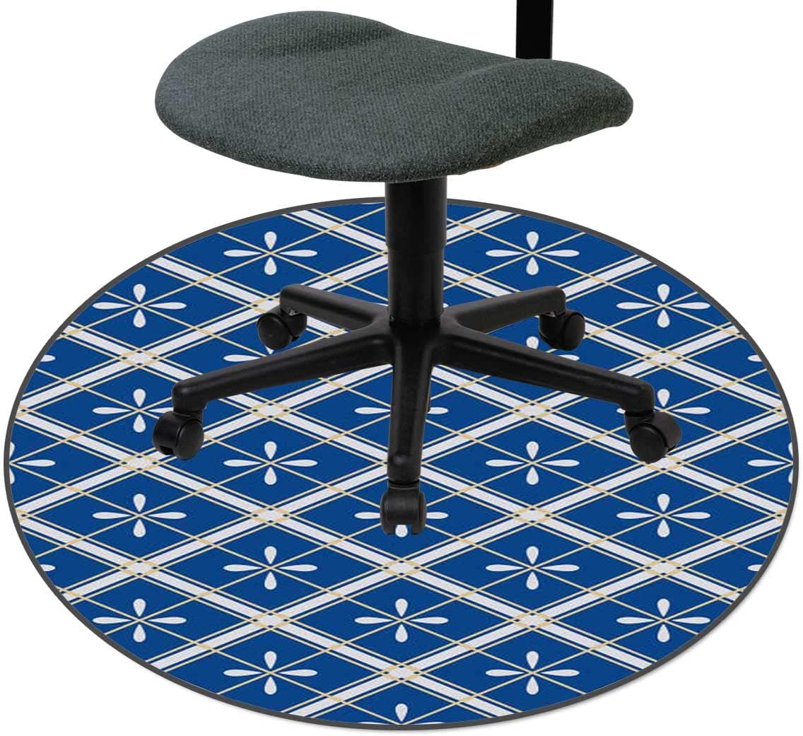Japanese Flower Diamond Pattern High Chair Floor Mat Id1170471584 Under
