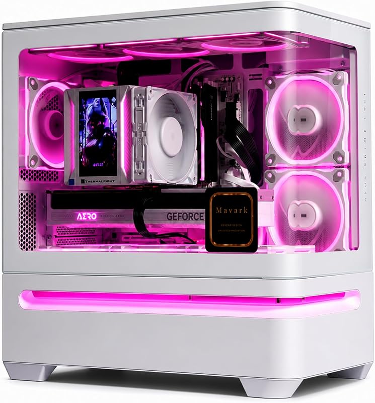 Mavark Prime 4K Gaming Desktop Intel Core Ultra 9 285K Arrow Lake 5.7GHz GIGABYTE RTX 5080 AERO16G GPU Overclocking AORUS Elite WIFI7 Air CPU Cooler Pantalla LCD de 5 pulgadas (2TB Gen 5 SSD|64GB RAM)