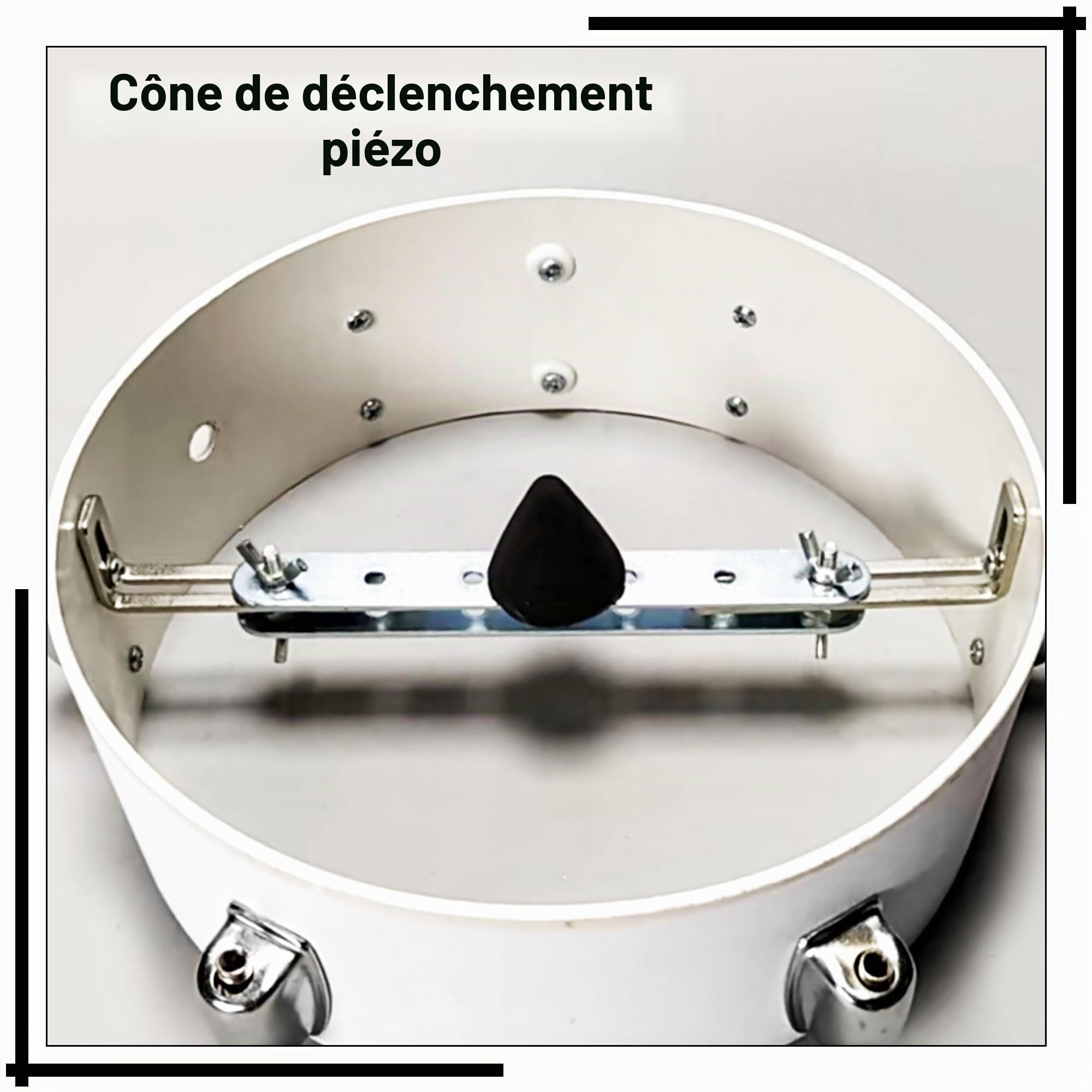 Lot de 5 cônes de déclenchement Piezo pour pièces de percussion électroniques 3,5 x 3,7 cm
