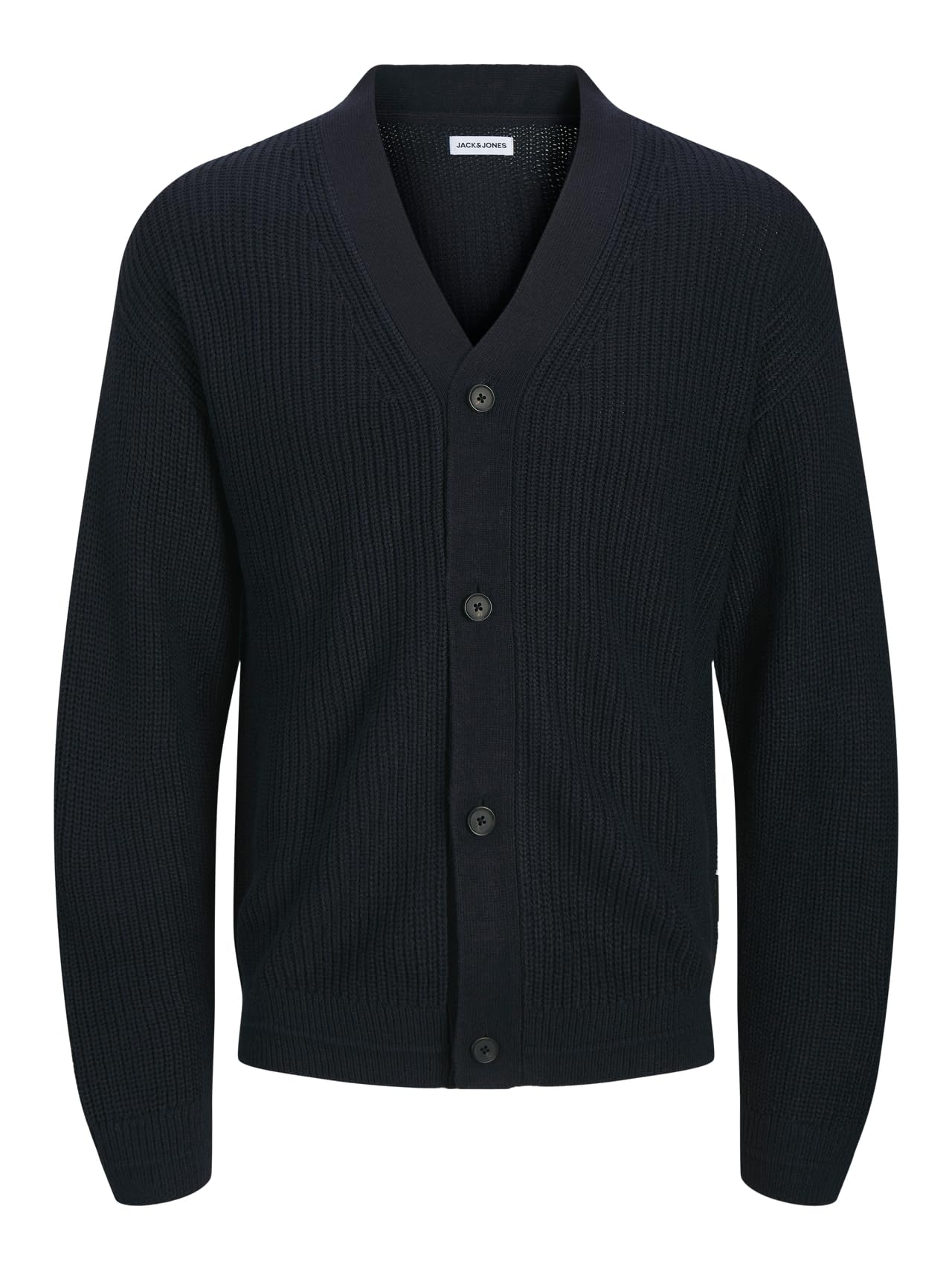 JACK & JONES Male Plain Cardigan, Sky Captain, M