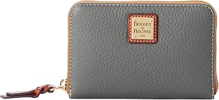 Dooney & Bourke Pebble Grain Medium Zip Around Wallet