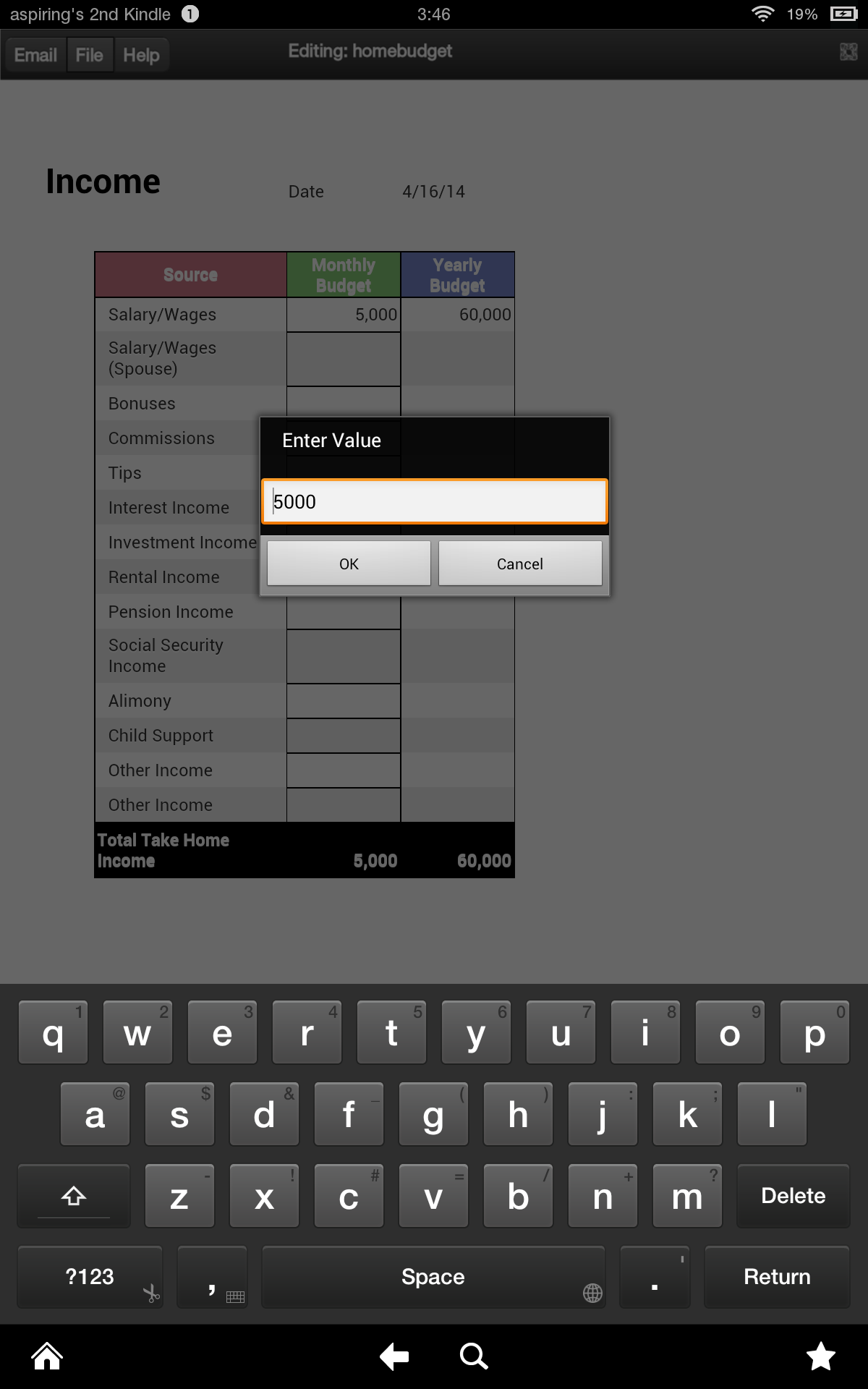 Home Budget (Kindle Tablet Edition) - App on Amazon Appstore