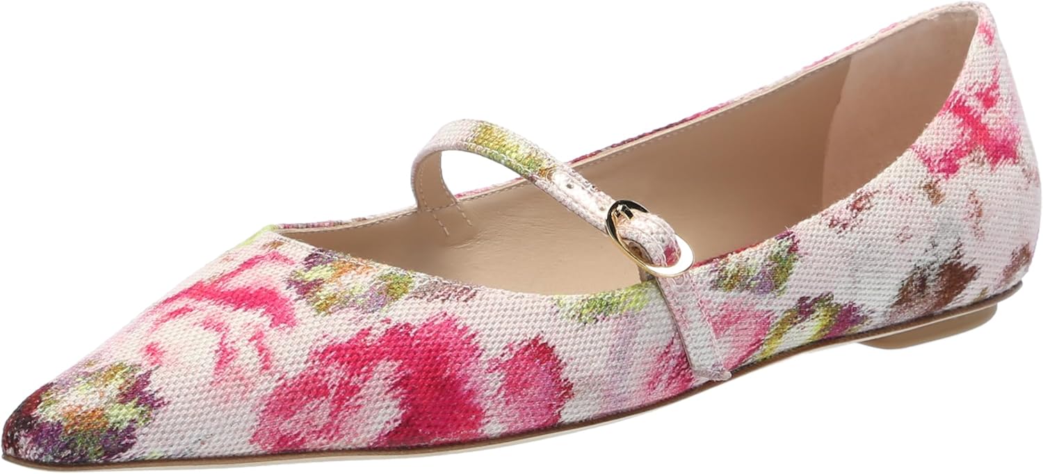Stuart Weitzman Womens Emilia Mary Jane Flat