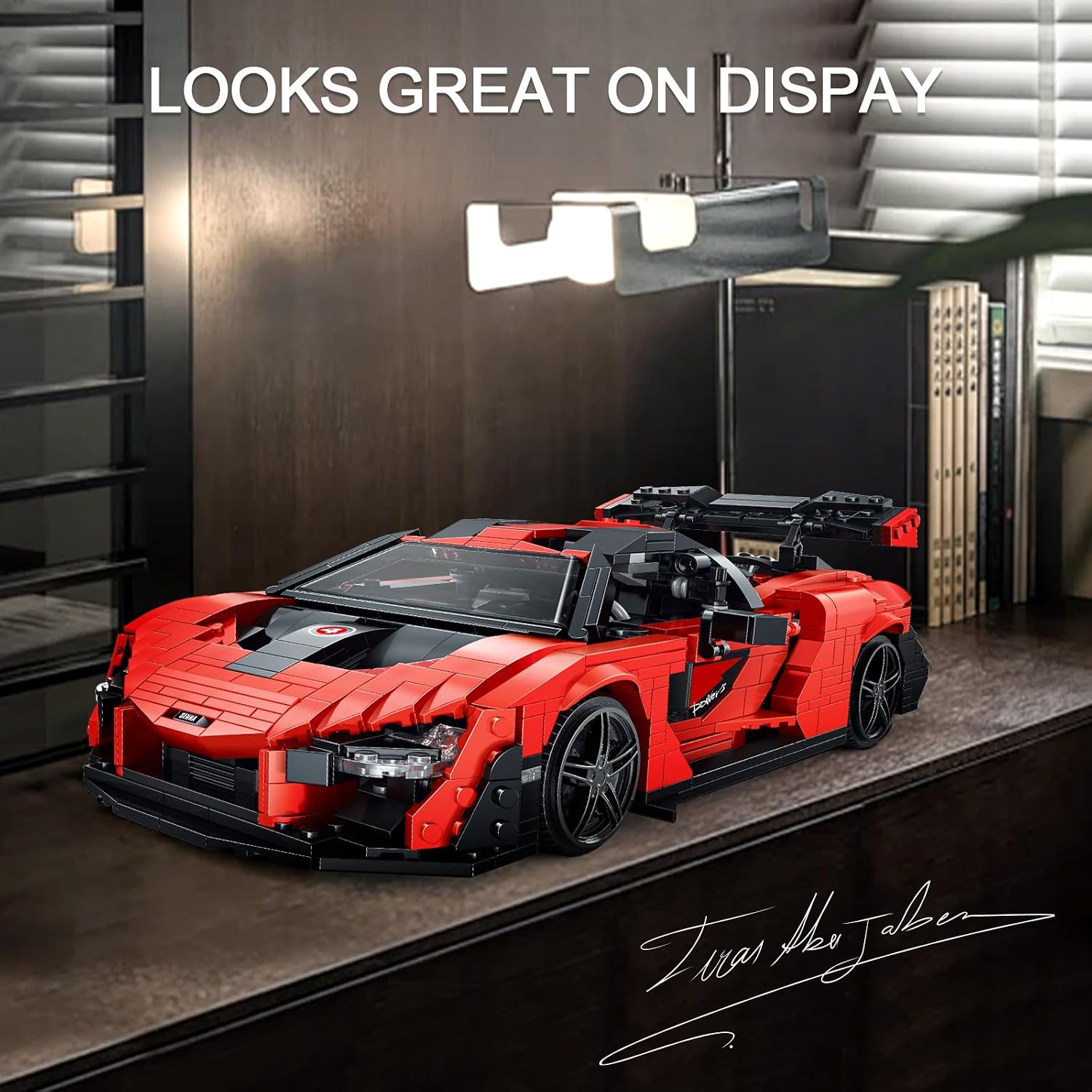 Mould King 10007 Super Car Building Set, 1:12 Scale Sports Car Model Toys for Kids to Build, Collectible Set for Adults (1182 Pcs)