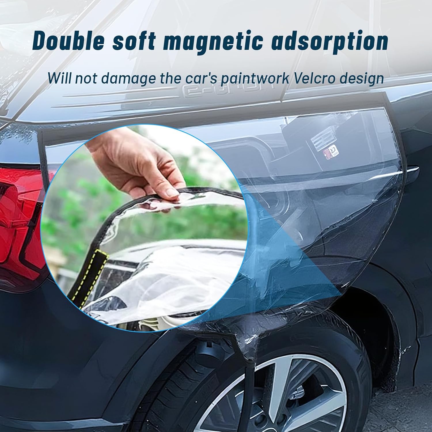 EV Charger Port Cover - Heavy-Duty Waterproof & Magnetic Cover for Snow/Rain Protection for Steel-Bodied Electric Vehicles, All-Weather Outdoor Charging Solution