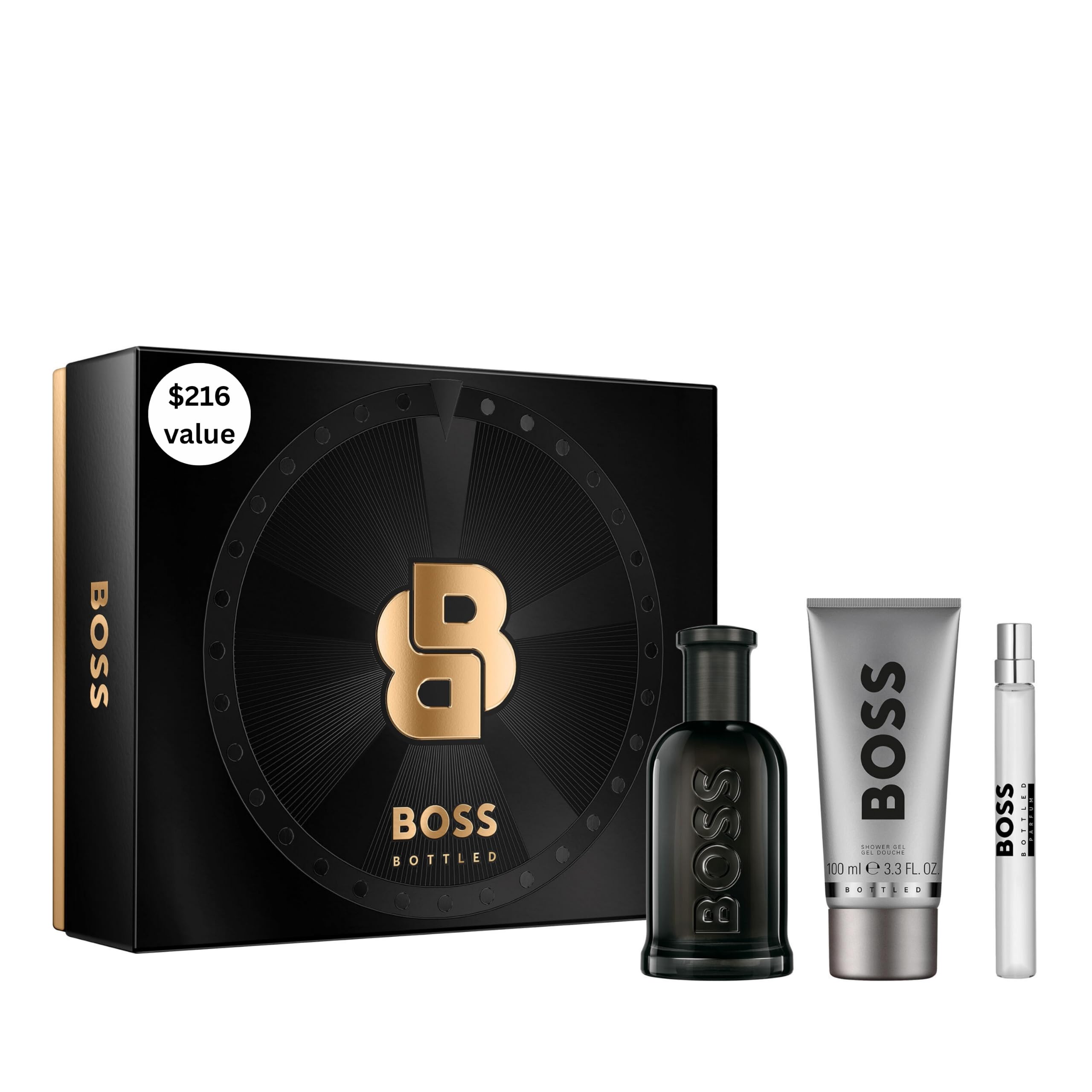 Amazon.com: Hugo Boss/ Boss Bottled No. 6 for Men - 3 Pc Gift Set